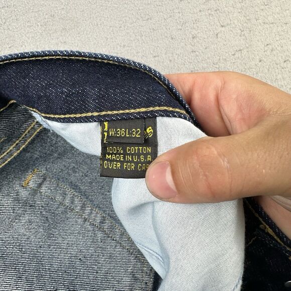 Dr Marten Air Wair Relaxed Fit Jeans Men’s 36x32 Dark Wash Blue Denim‎ Pants - Picture 12 of 16